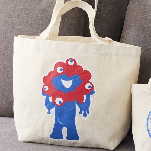 EGO Navy Handbag – Osaka EXPO Edition Osaka Expo 2025 Officially Licensed Myakumyaku Big Logo Tote Bag