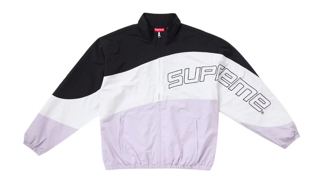 Veste de survêtement Supreme Curve violet clair   Large