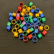 20 pcs Leg aluminum 8mm Rings Bands for Racing Pigeons  Foot Bird Chicks Quail