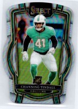 2022 Panini Select #239 Channing Tindall Prizm Die Cut