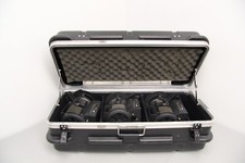 LTM Light Kit 3 650W Pepper Lights With Barn Doors, Light Stands,  Travel Case