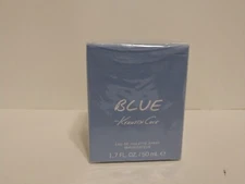 NEW ~ Kenneth Cole BLUE Eau De Toilette Spray for Men,  1.7 Oz Sealed Package