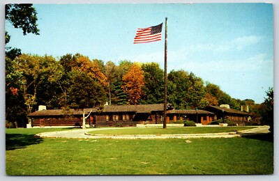 Postcard White Pines Forest Lodge Near Oregon, Illinois Unposted