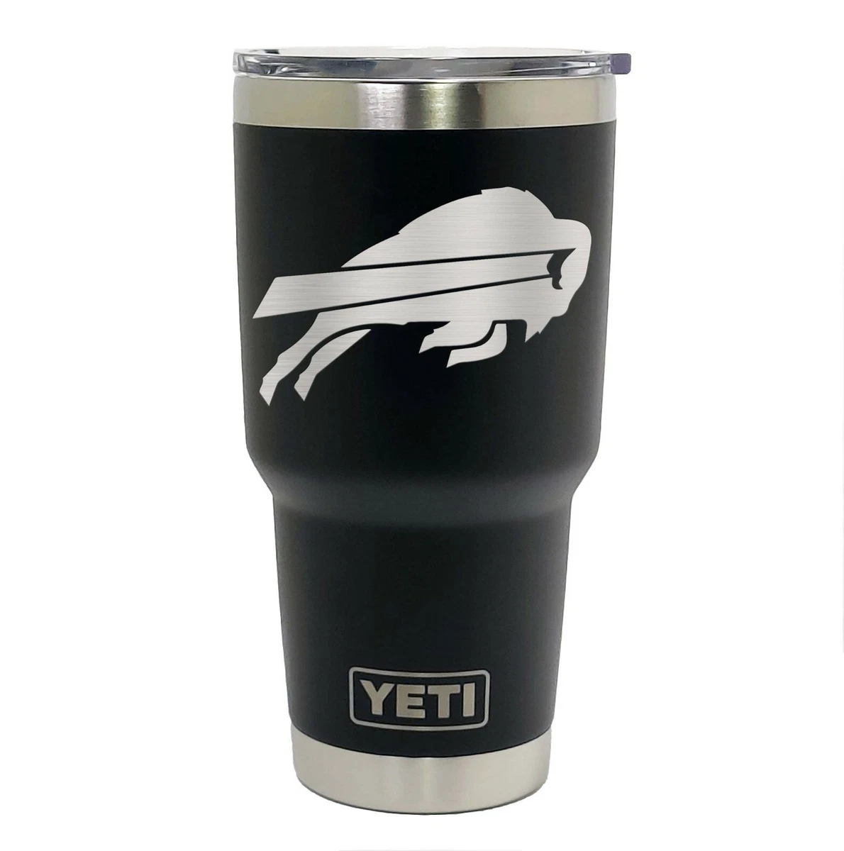 30oz Yeti Any Sports Team, Any Logo Custom Engraved Stainless Steel Thermos  Rambler Tumbler Bulk Personalized Gift 