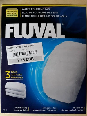 Fluval Cartouche Filtre Fin pour 104/105/106/204/205/206 Réf A242 - Photo 1/2