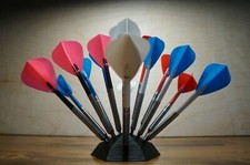 Dart Holder  Dart Stand  Dart Organizer  Steel and Soft tip darts  Black