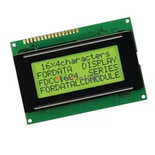 LCD 16x4 1604 Character LCD Display Module LCM Yellow Blacklight 5V Arduino