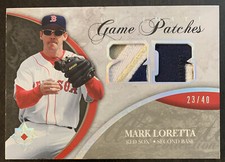 Mark LORETTA🔥2004 Ultimate Collection Game Patches Dual Relic #UP-ML Red Sox