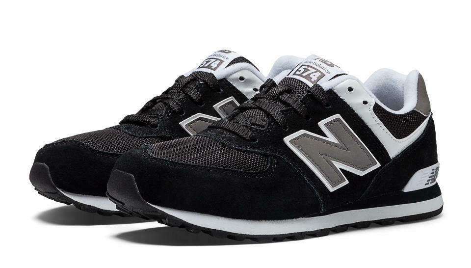 New Balance 574 Classic Lace-Up Sneaker Black/White/Grey New Balance 574 Classic Lace-Up Sneaker Black/White/Grey
