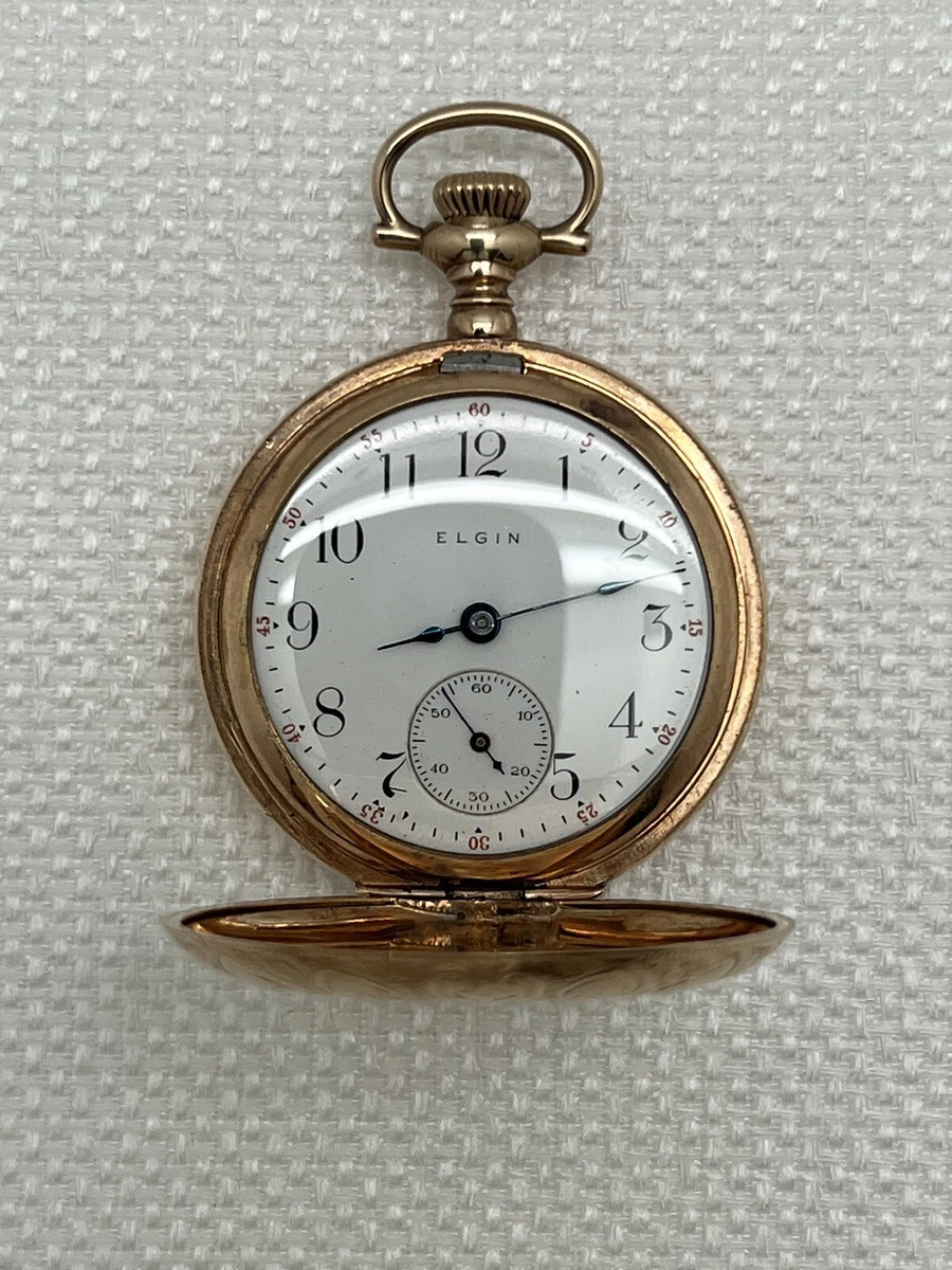 1910 elgin top pocket watch