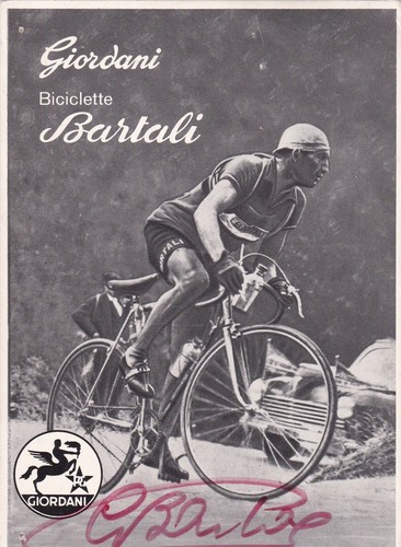 Carte Postale Originale – Cyclisme Vintage – Coppi, Bartali – Italie – Collection COA