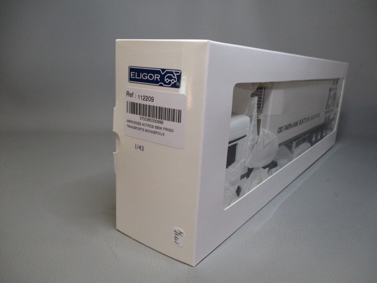 Camion Eligor 1/43 Mercedes Actros Semi-remorque Frigo TBM Bonnefoux (Réf.112209)