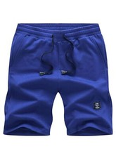 Men's Cotton Sweat Shorts with 3 Pockets Workout Lounge Jogger Gym Shorts 7 i...