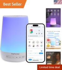 Baby Sound Machine  Night Light with 34 Soothing Sounds - App Controlled Blue