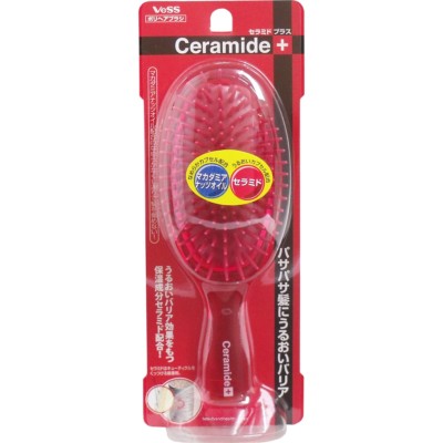 JAPAN VESS POLY-HAIR BRUSH CERAMIDE＋CRM-500
