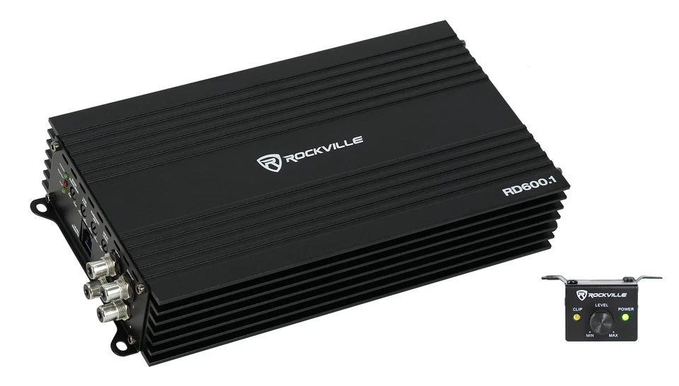 Rockville RD600.1 600w RMS @ 1 Ohm (2400w Peak) Mono Amplifier Car Audio Amp