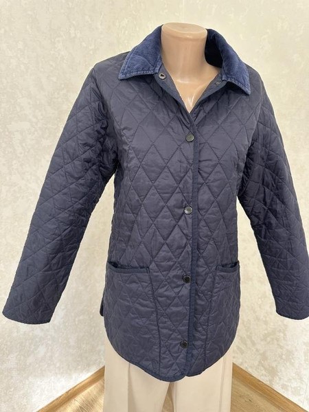 Women Barbour Jacket Navy M #8Q3