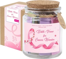 Bible Jar for Cancer Warrior, Cancer Care Gifts for Women, Cancer Gifts for Wome