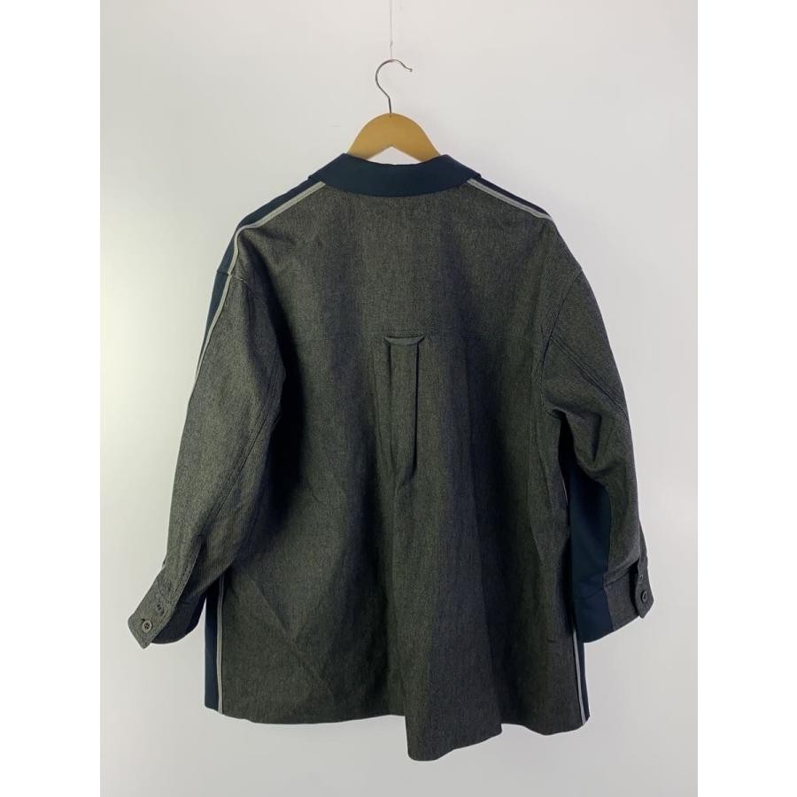 AMERI BACK DENIM DETAIL BLAZER Jacket S Polyester… - image 2