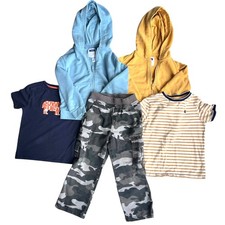 French Oka di Boys Size 4 Capsule Bundle Hoodie Tee Camo Pants Classic Cool