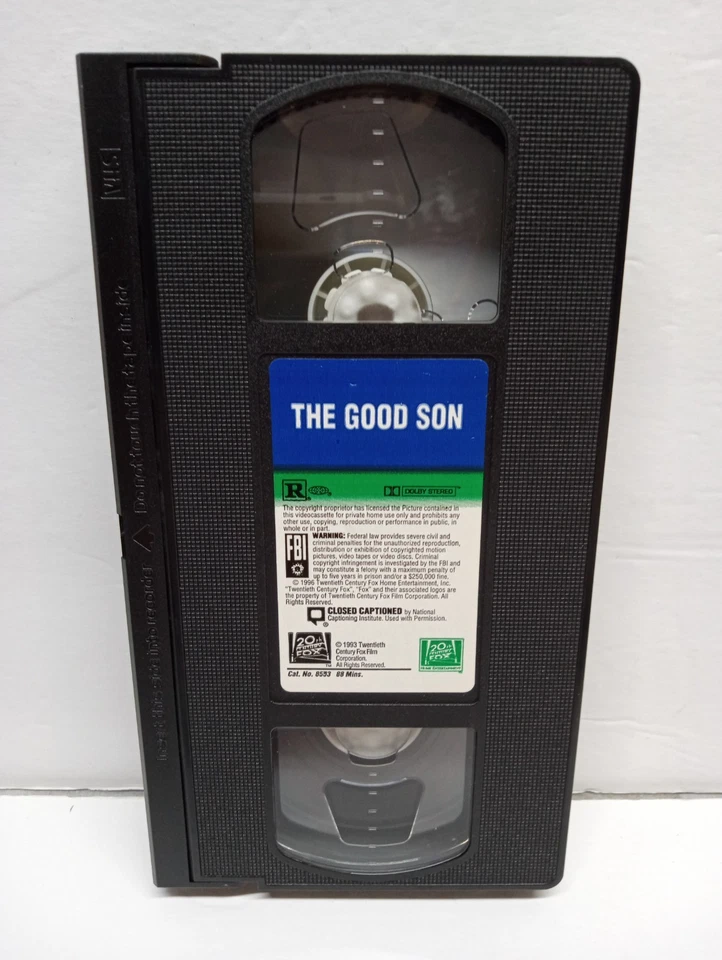 The Good Son VHS 1993 Macaulay Culkin ~ Elijah Wood - Imagem 3 de 3