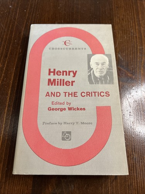 #ad #ad Henry Miller and the Critics by George Wickes Hardcover Dust Jacket $12.00