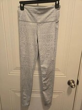 Women's Athleta Leggings - Size S - Light Gray Tweed Look