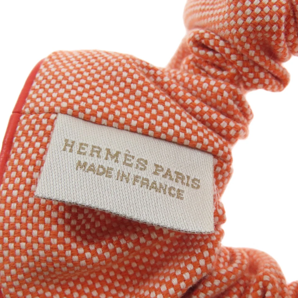 HERMES Scrunchie Claudia Accesorio para el Cabello Algodón Damas [Usado] Foto 4 de 4