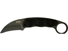 SOG GAMBIT 2.58" Sheepsfoot Fixed Blade Knife w/ Sheath