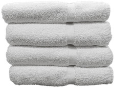 100 Cotton 27" x 54" White Bath Towels  Hotel Value Collection  Multi-Pack