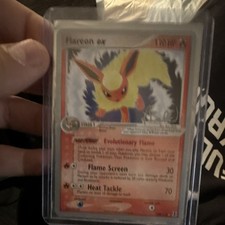 Pokemon TCG Flareon ex 108/113 Delta Species Holo EN 110 HP Ultra Rare WC 2006 on eBay