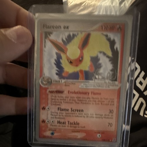 Pokemon TCG Flareon ex 108/113 Delta Species Holo EN 110 HP Ultra Rare WC 2006