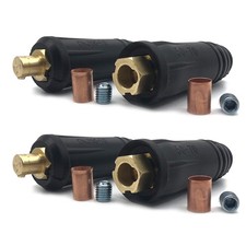 RX WELD Welding Cable Quick Connector Pair DINSE-Style 300Amp-400Amp...