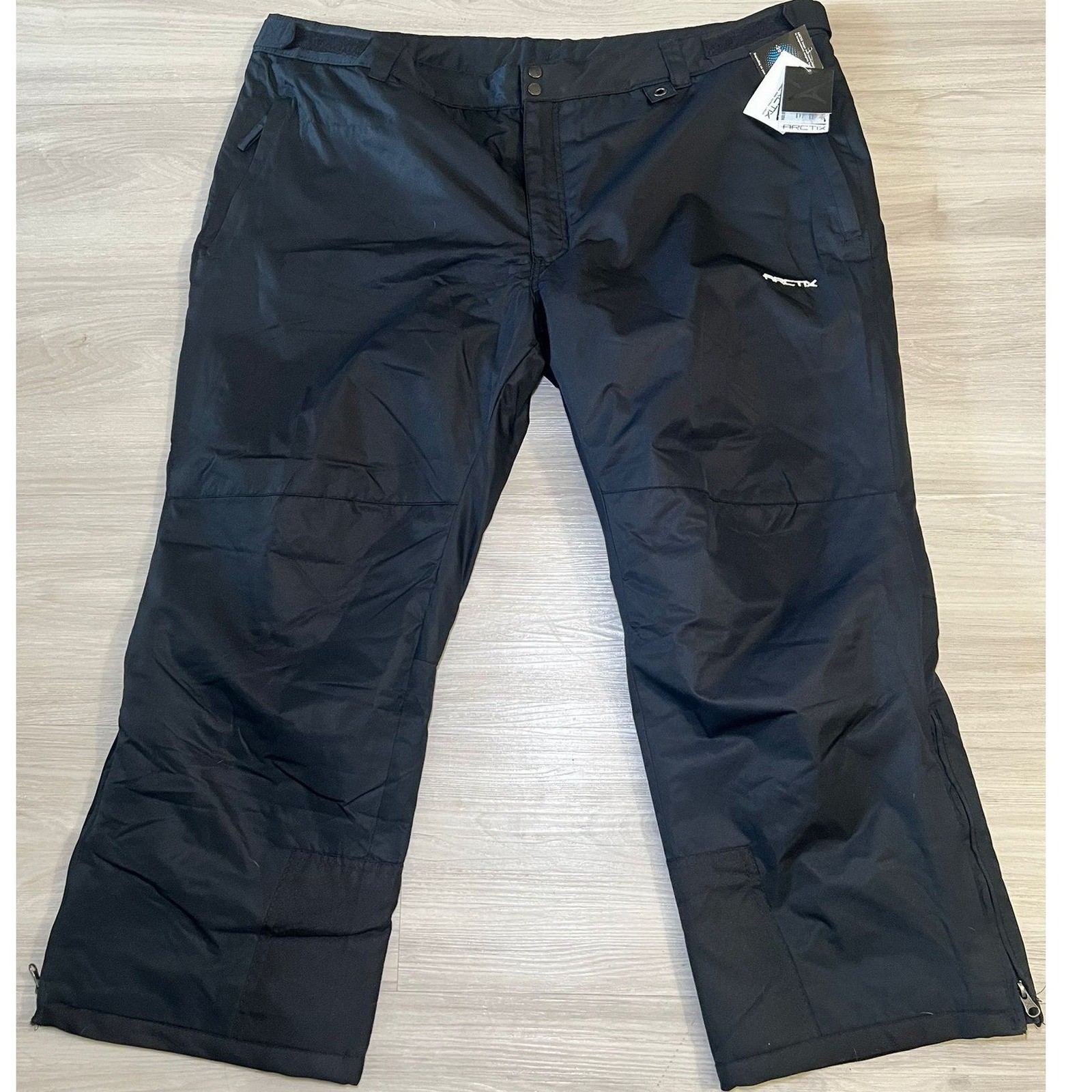 ARCTIX Mens Black Ski Snow Pants Insulated Waterproof Windproof Size 3XL