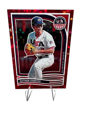 Matthew Champion 2024 Panini Stars & Stripes Red Disco /199 #35