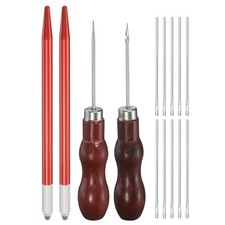0.8mm Red Doll Hair Rooting Holders Tool Rerooting Knitting Needles