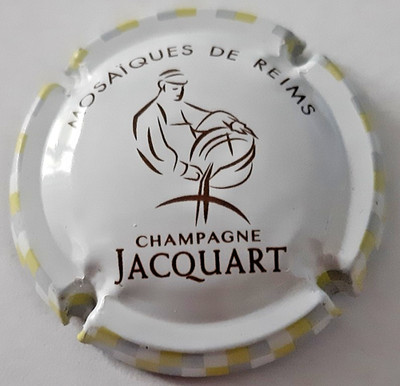 Champagnerkapsel Jacquart Mosaïques de Reims - Versetzte Quadrate Nr. 27a