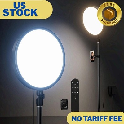 Large Ring Light with 79'' Stand, 6500K Professional Full-Screen Big Ring Light