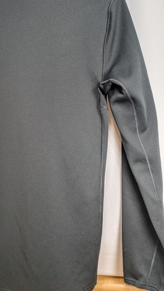 Top Capa Base Capilene Peso Térmico Negro Pequeño Patagonia Mujer Polartec Foto 3 de 4