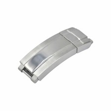 Silver Steel Polish Clasp For Rolex Glide-Lock Submariner, GMT, Daytona, DeepSea