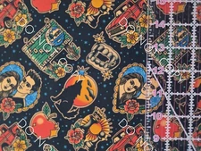 Custom Cotton Woven Fabric Movie Twilight Elements By The 1/4 Yard 9x56