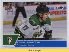 2022-23 Upper Deck CHL Blue Carson Latimer #258 READ 0r4