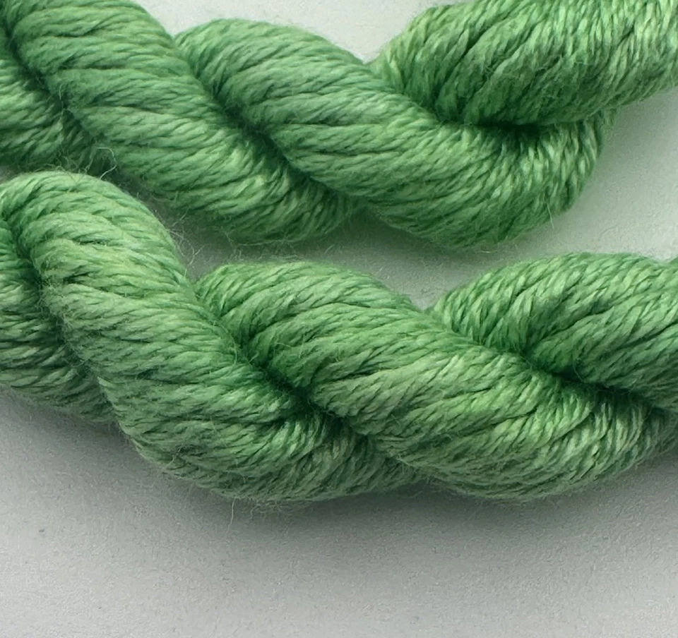 Gloriana 12 Strand Silk Floss For Needlework-2 Skeins/6 Yd Each-Spring Green - Image 2 of 2