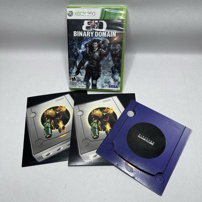Binary Domain (Xbox 360) Brand New Factory Sealed and GameCube Extras DVD
