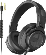 Wired over Ear Headphones, DJ  Studio Monitor Headphones with 50Mm Driver, Ster