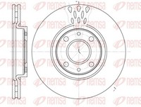 2X Remsa Bremsscheibe 6443.10 FüR Panda Stilo Punto Alfa Fiat Ypsilon Lancia 2