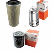 Mahle / Knecht Kraftstofffilter KC 18 Luftfilter LX 236 ÖLfilter OC 76