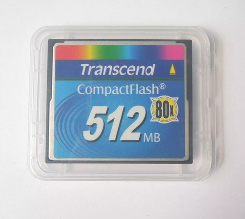 Transcend 512MB 1GB 2GB 4GB 16GB CF Card 80X 133X Industrial CompactFlash Card - Picture 2 of 16