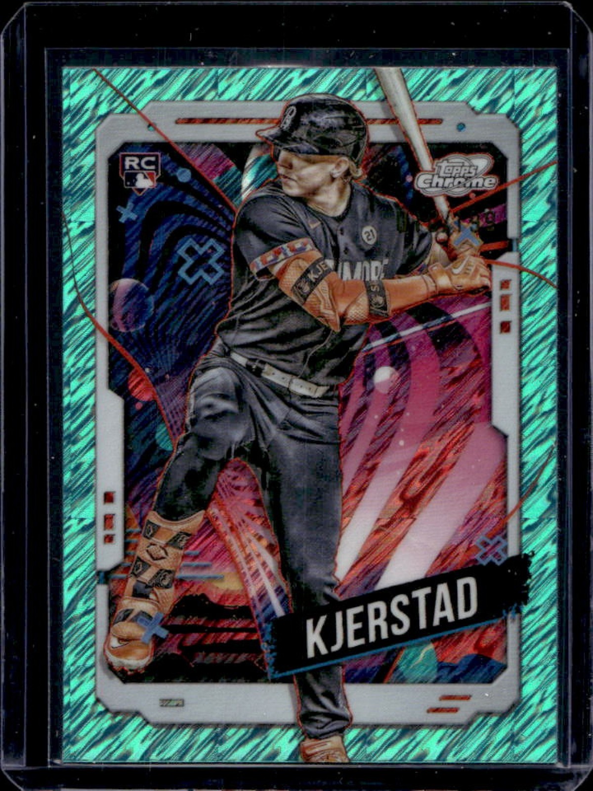 2024 Topps Cosmic Chrome Heston Kjerstad RC Aqua Equinox Refractor #/199 Orioles