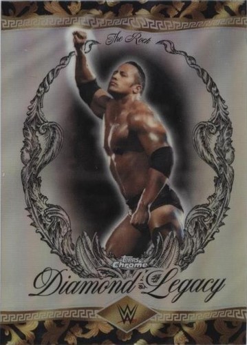 The Rock 2026 WWE Topps Chrome X-Fractor Legends Wrestling Card | eBay